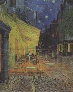 Vincent Van Gogh The Cafe Terrace on the Place du Forum,Arles,at Night (nn04) oil on canvas